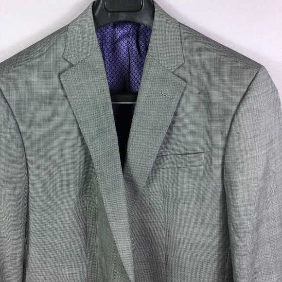 Ted Baker London Jay CT Texture Suit Jacket Size 42L - Picture 3 of 11